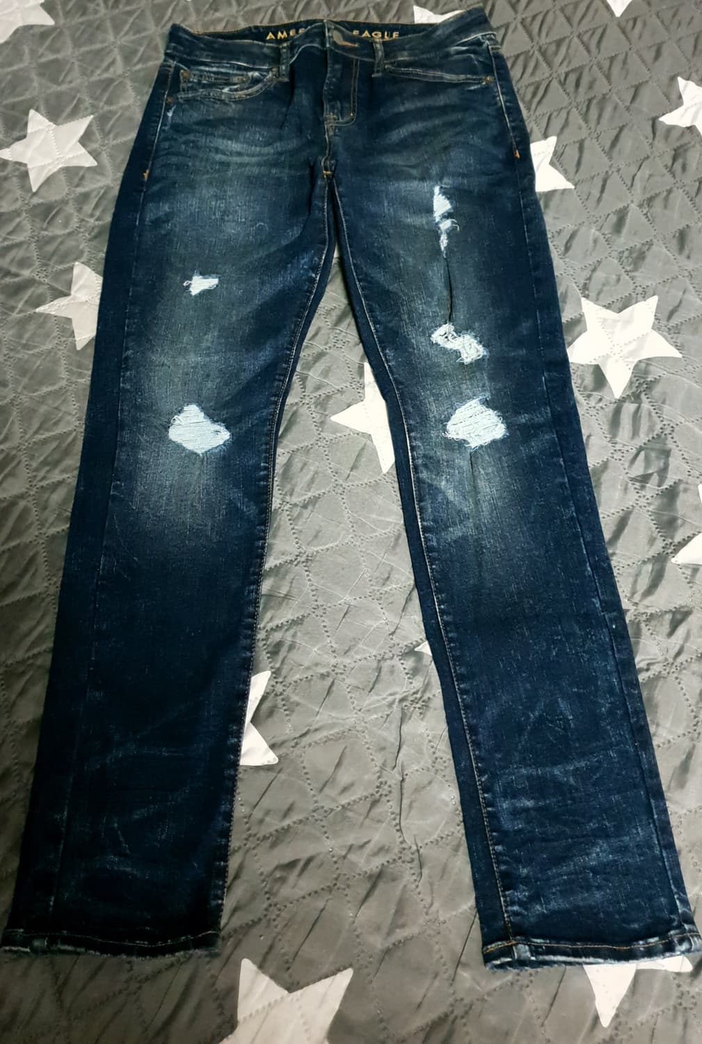 아메리칸이글 스키니 디스트로이드 워싱 스판 데님 팬츠 (30) 상품이미지1
