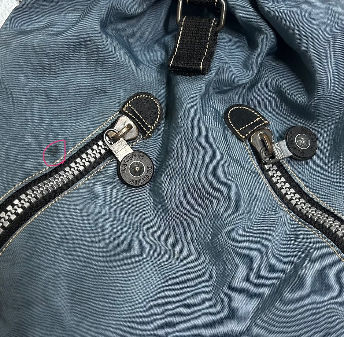 키플링 백팩 복조리 가방 연청 데님 블루 y2k   상품이미지4