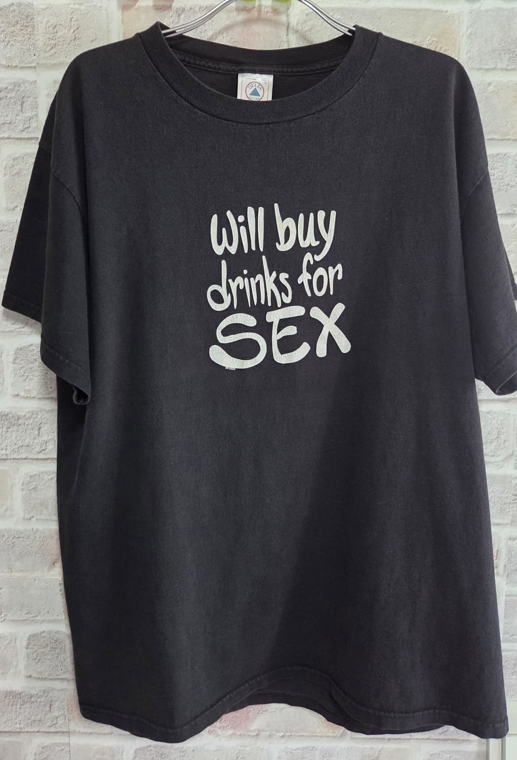 "Will buy drinks for sex" t-shirt 상품이미지3