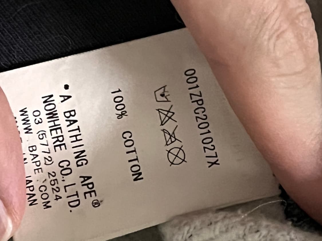 베이프 스페이스 카모 흑계 샤크 후드집업 상품이미지4