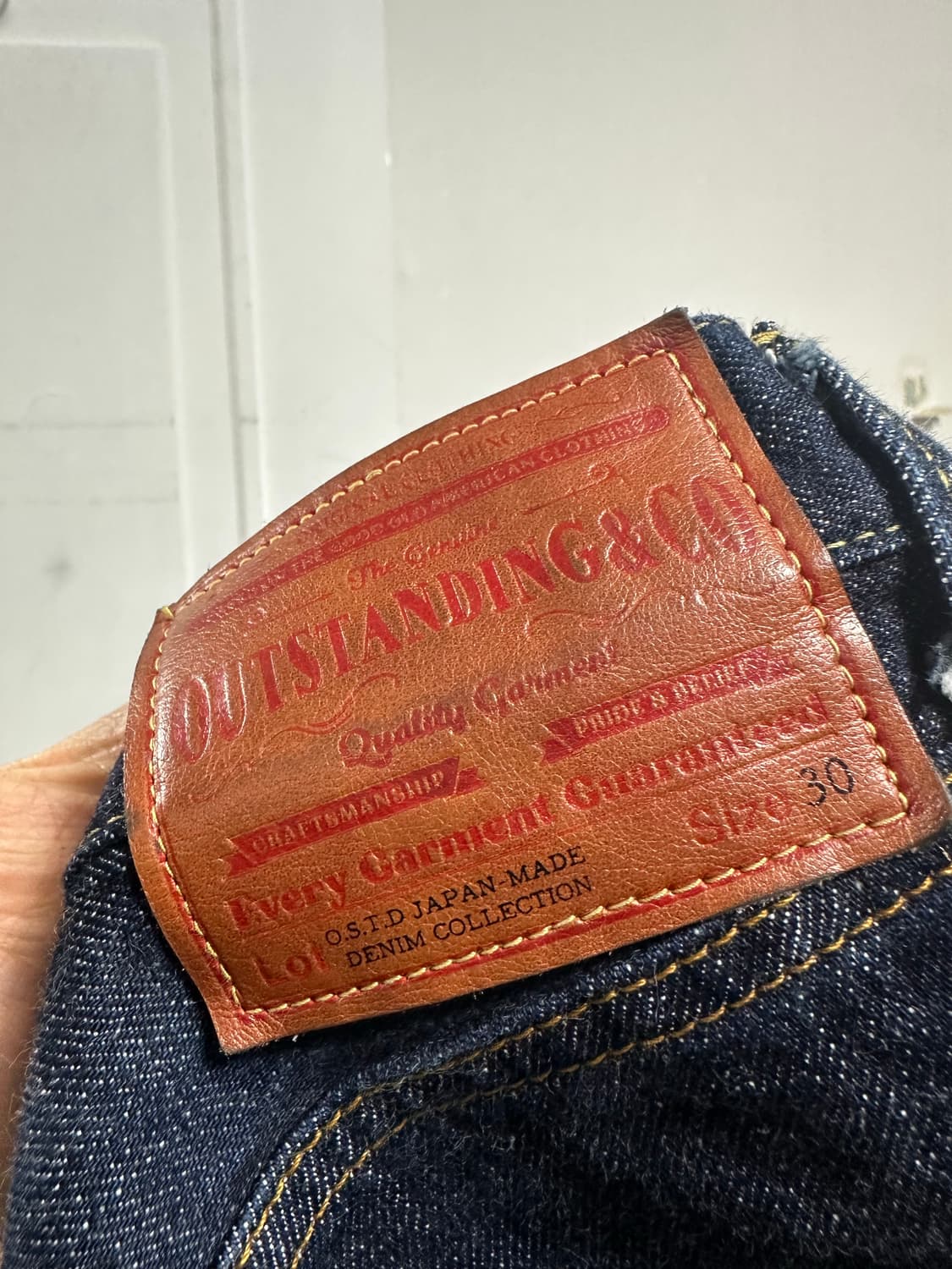 아웃스탠딩 재팬 메이드 셀비지 데님 팬츠 상품이미지4