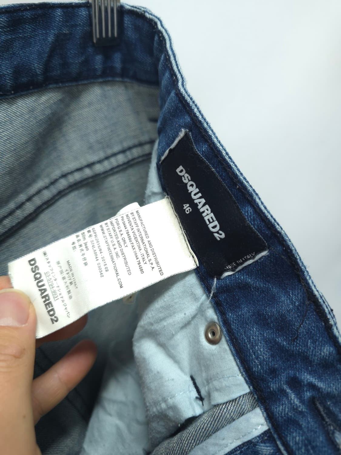 디스퀘어드2 오렌지 롤업 워싱진 ( 46/ 30~32 ) 상품이미지10