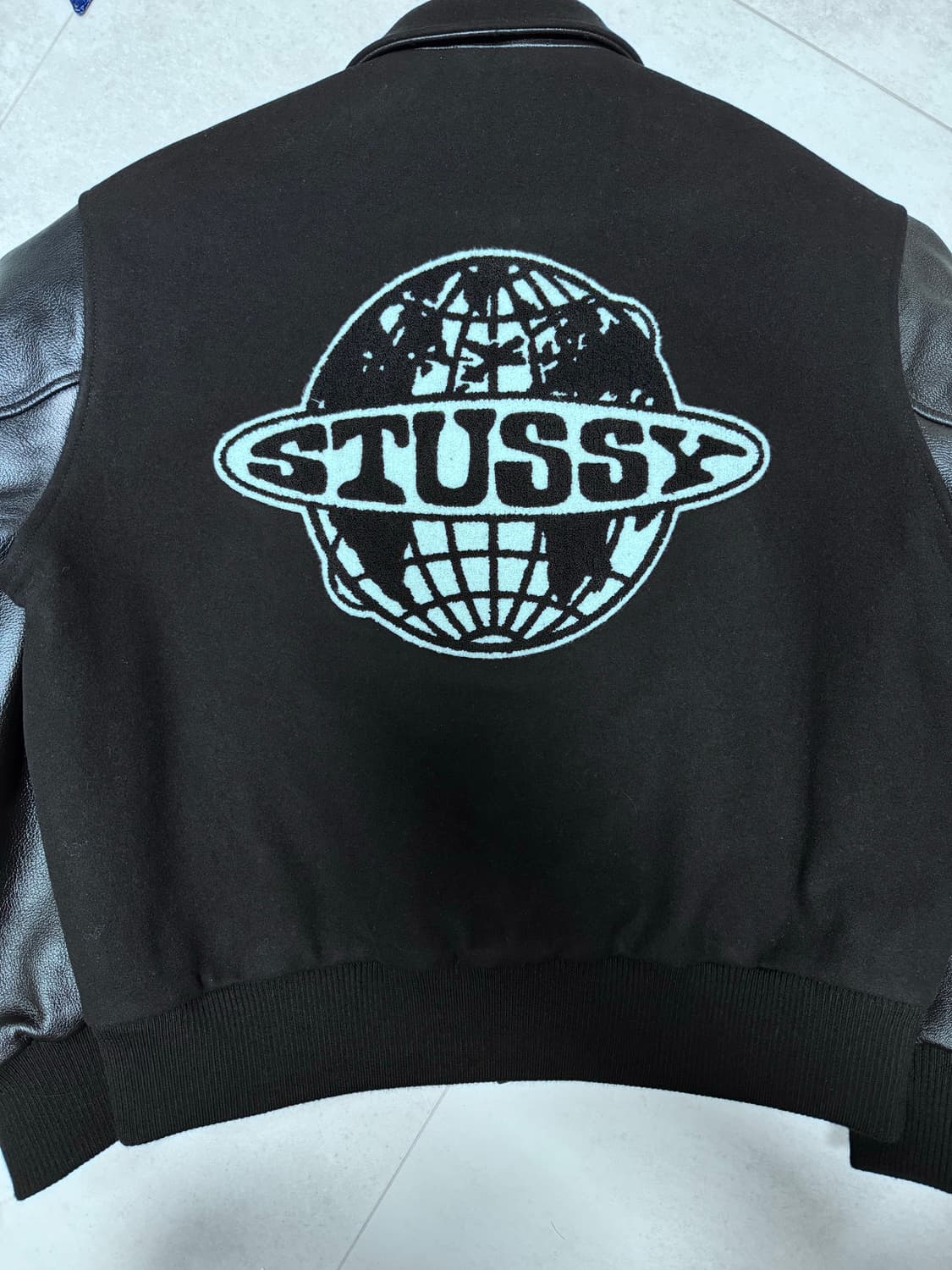 (중고/L) 25 fw 스투시 글로브 바시티 자켓 블랙 L 상품이미지7