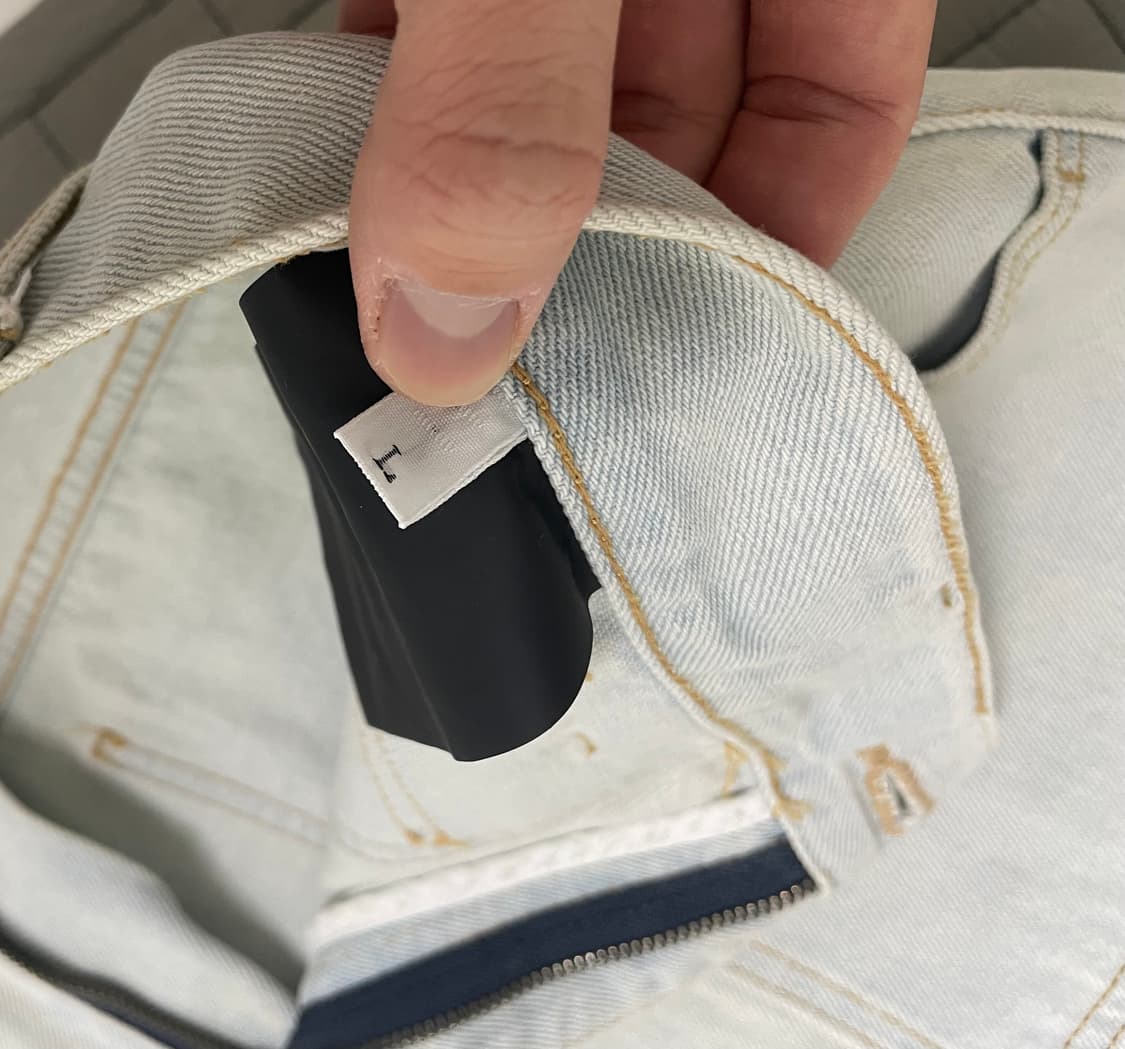 [L]PLASTICPRODUCT 페인터 데님팬츠 아이스블루 상품이미지9