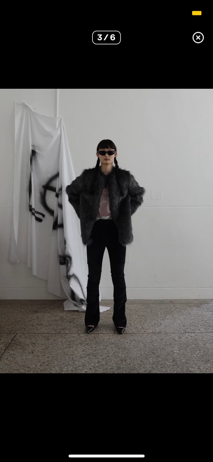 르콩 그레이 퍼자켓 새상품 상품이미지3