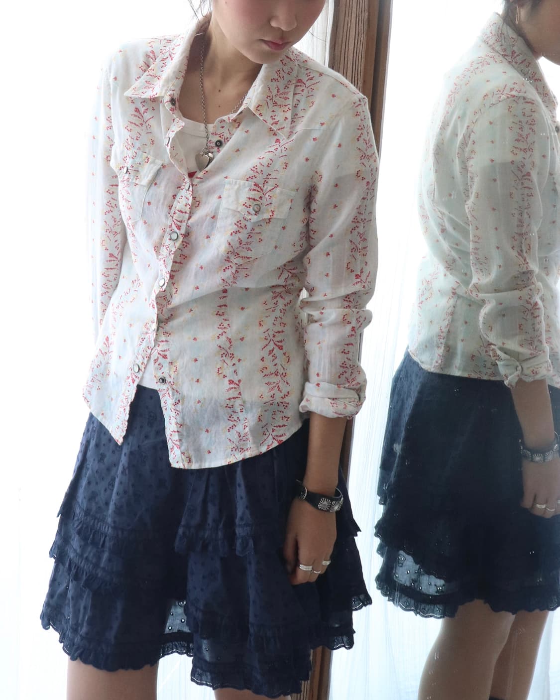 Vintage Soft Floral Shirt 상품이미지1