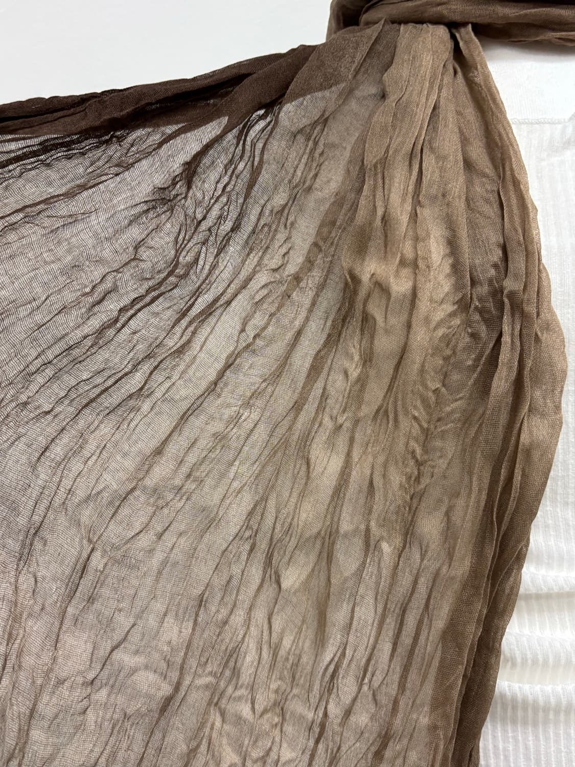 빈티지 브라운 머플러 상품이미지2