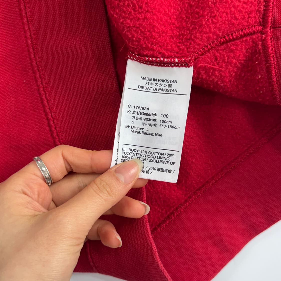 Nike 나이키 서울 레드 후드티 상품이미지6