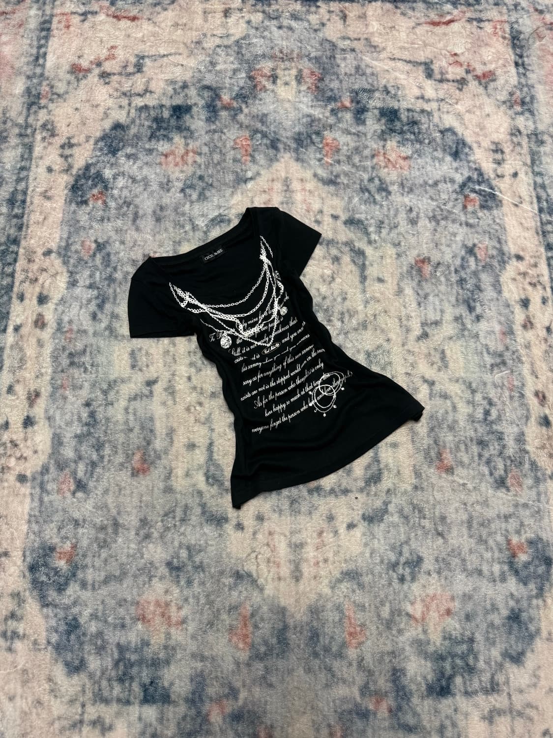 Cecil mcbee necklace printing top 상품이미지1