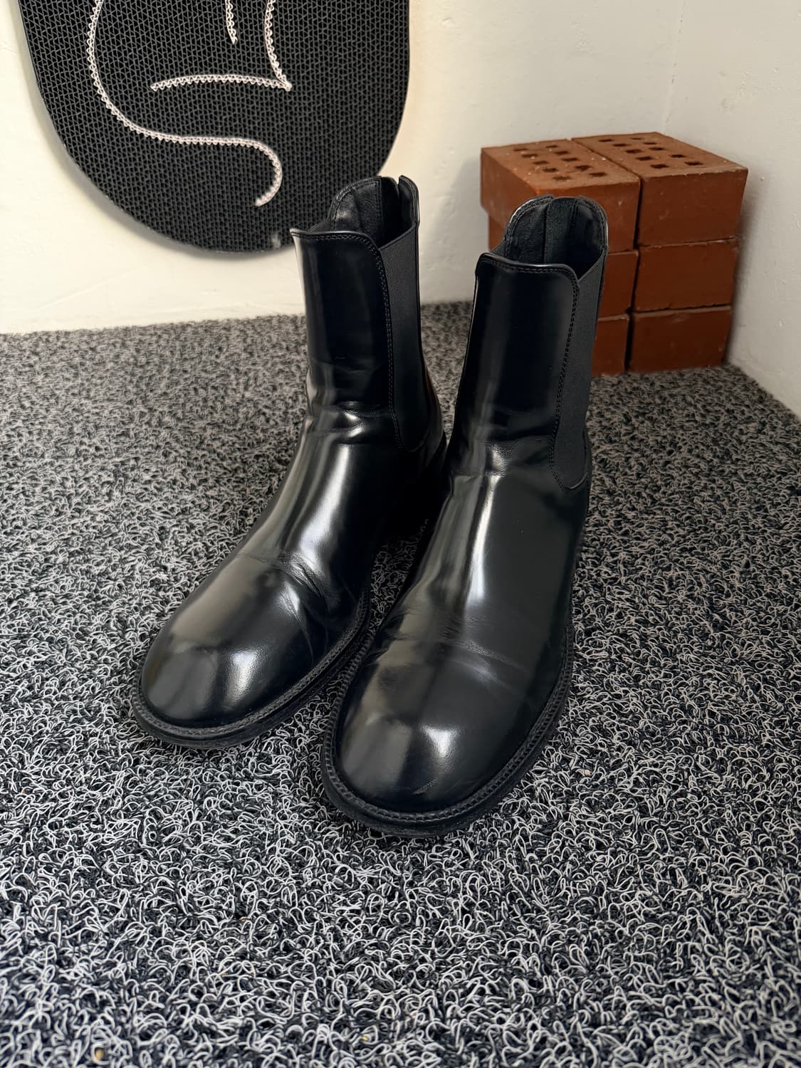 프리미엄 에이전트(E_tect) 지퍼 첼시 부츠 상품이미지1