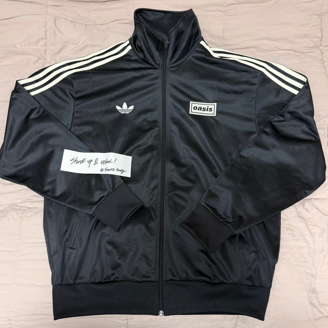 아디다스 X 오아시스 블랙 트랙탑 XL 상품이미지1