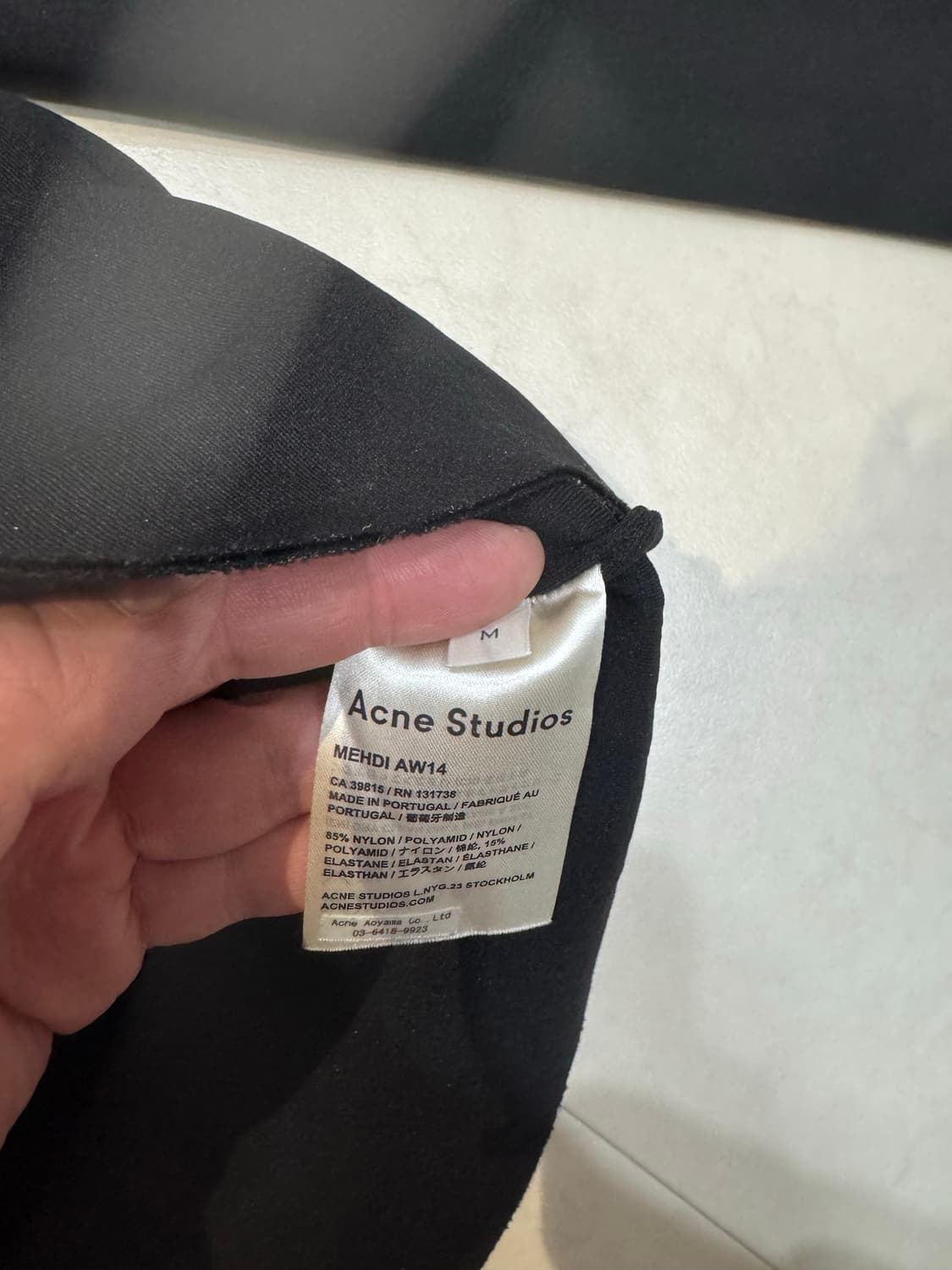 아크네 네오프렌 터틀넥 M 상품이미지3