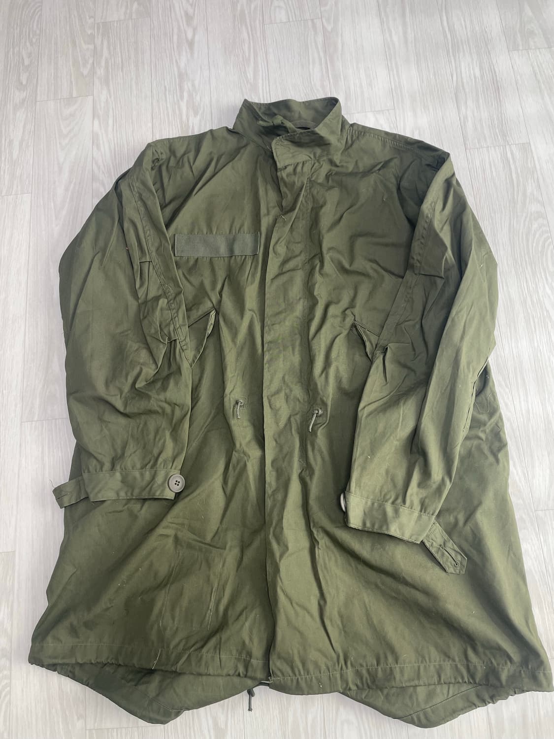 m65피쉬테일 og 데드스탁 미사용 새상품 S 외피 개파카 상품이미지1