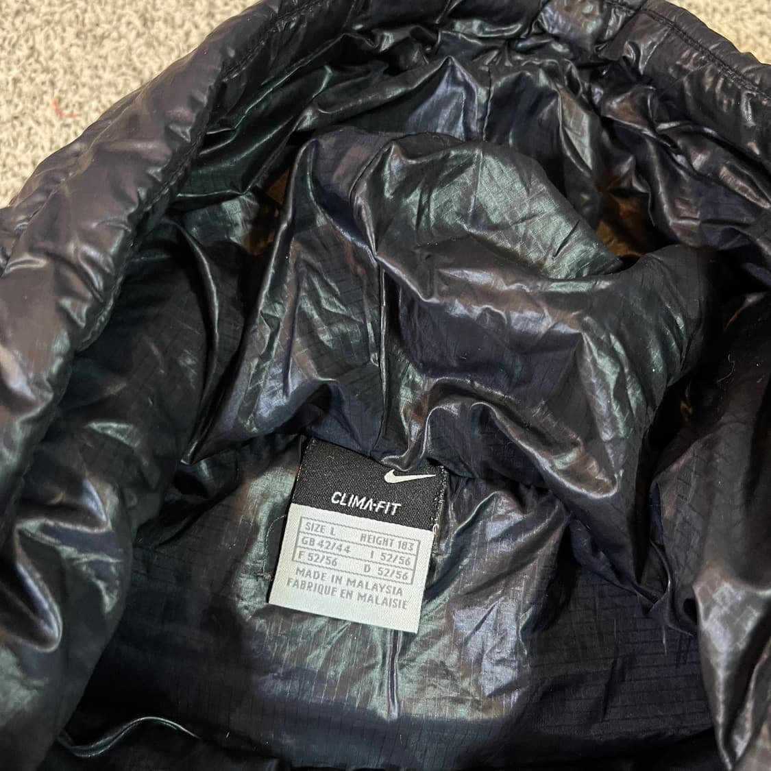 나이키 스우시 후드 경량 패딩 상품이미지3