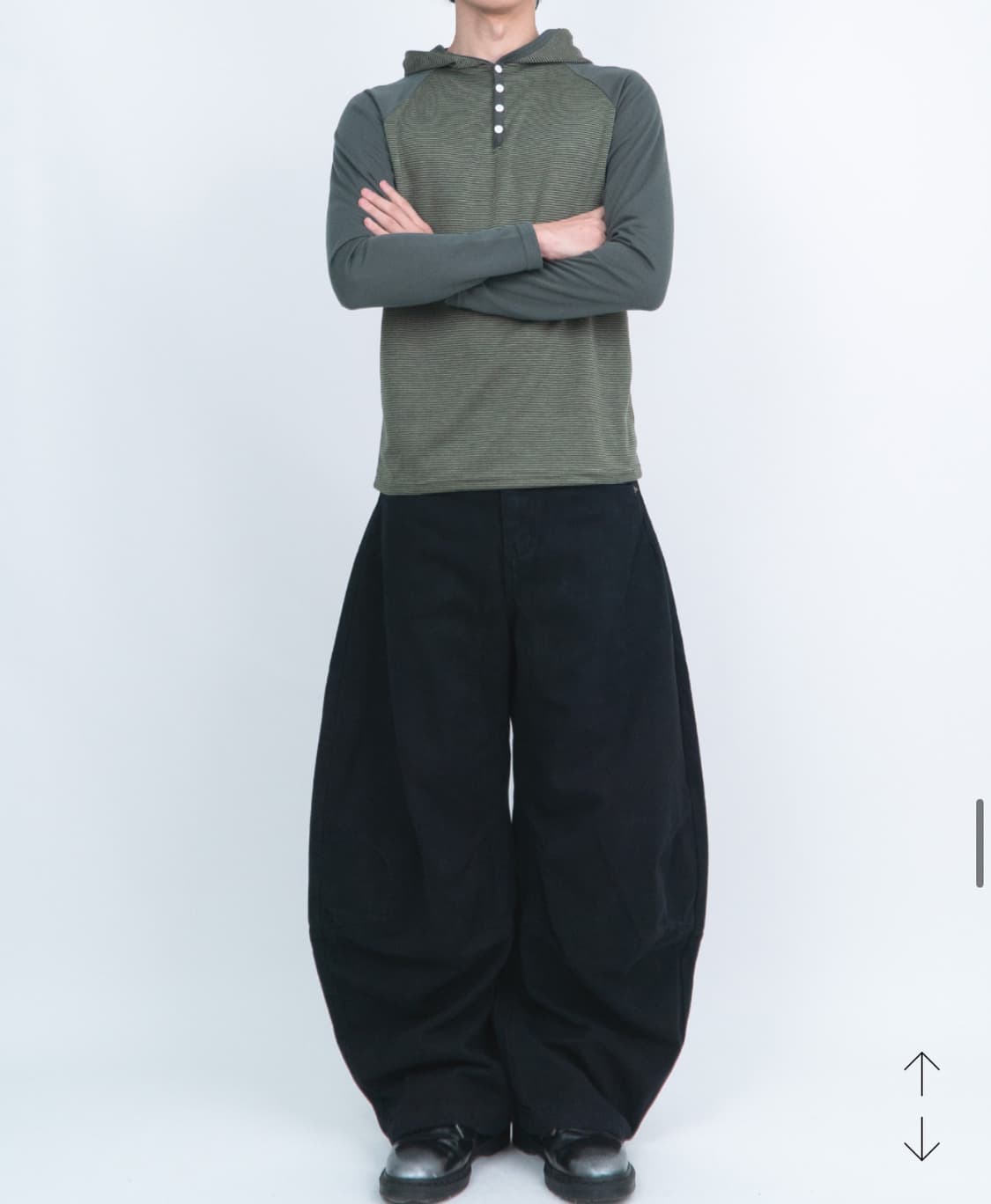 helm 헬름 B curved pants 상품이미지1