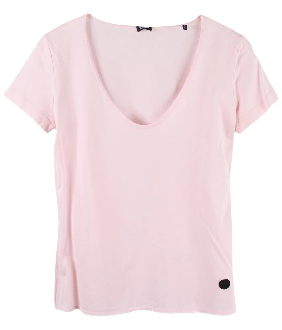 (XS) JIL SANDER 코튼 100% 브이넥 반팔 티셔츠 상품이미지1