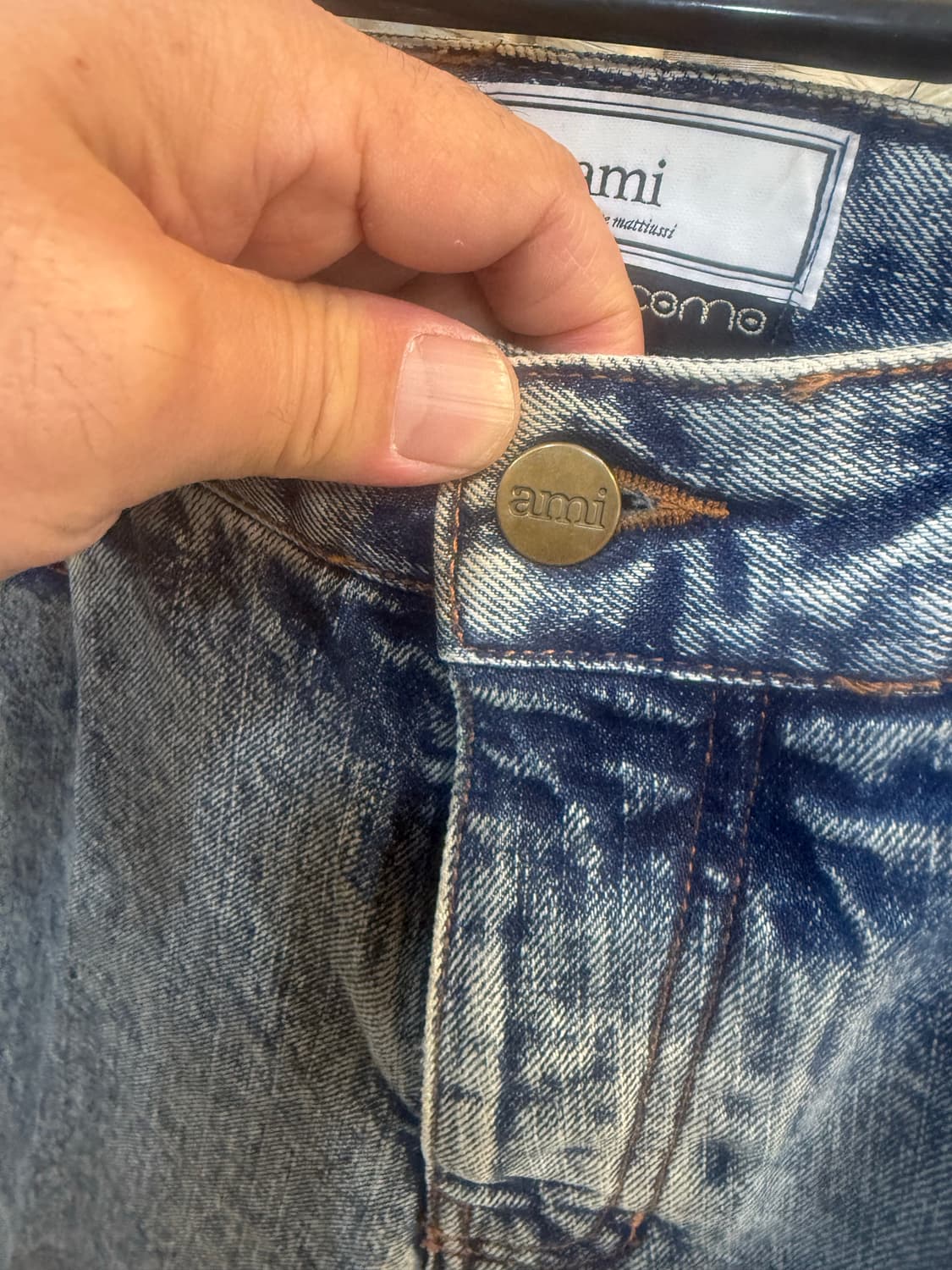 33 정품 아미 데님팬츠 팝니다 상품이미지3
