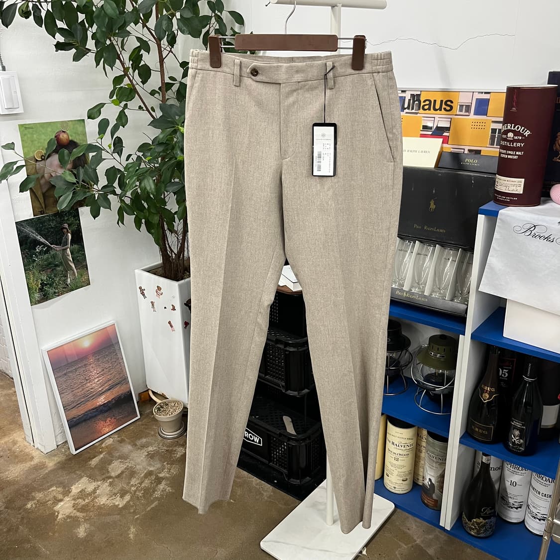 맨온더분 울 팬츠 새상품 48 상품이미지1