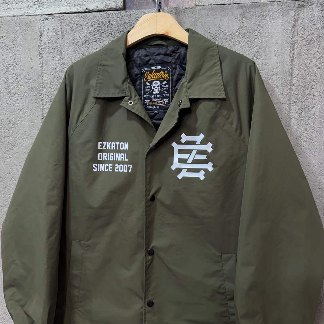 에즈카톤 카키 코치 자켓 (2XL)   상품이미지2