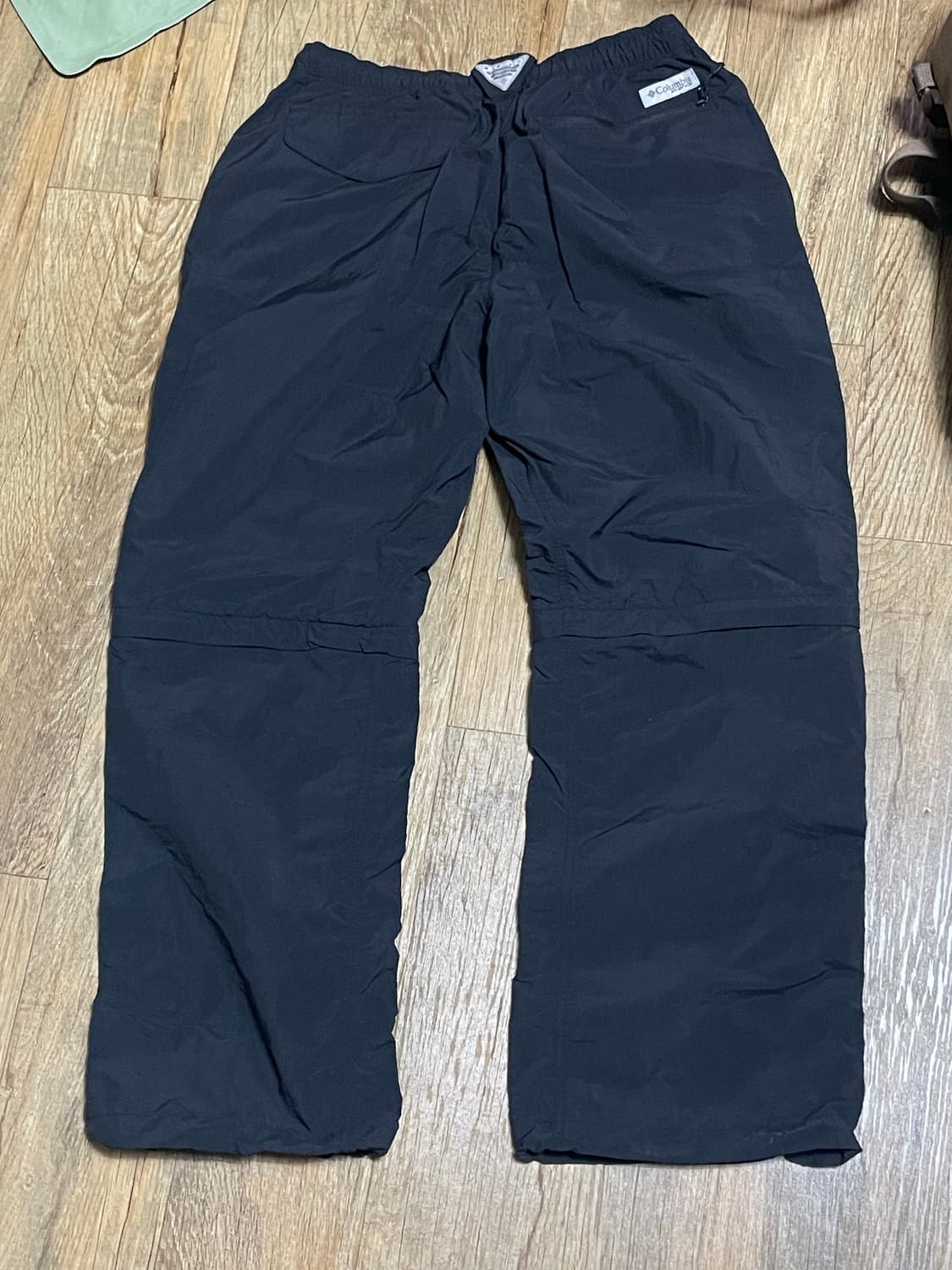 [L] 빔즈 X 컬럼비아 PFG 로그리버 BMS 나일론 피싱 팬츠 블랙 상품이미지2