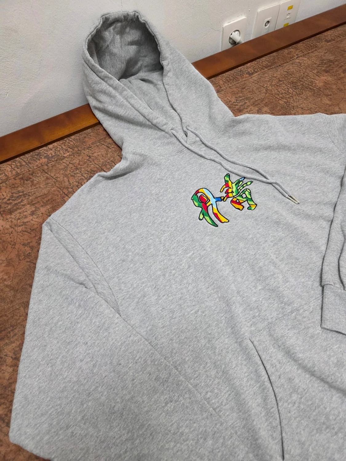 로맨틱크라운 단청 자수 후드티 L 상품이미지5