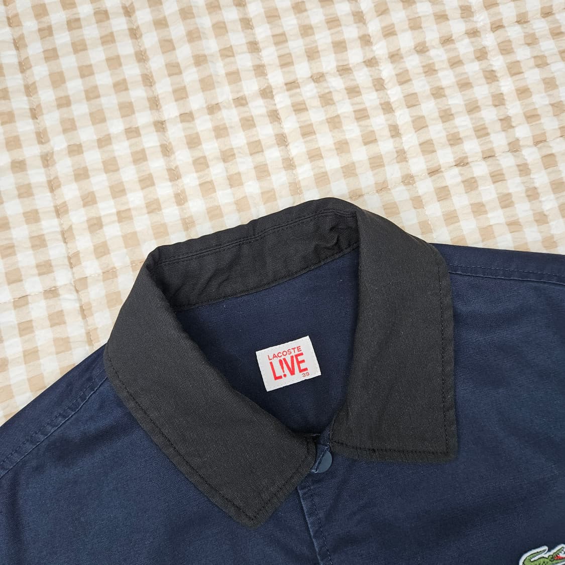 라코스테 간절기 면자켓 남자100 상품이미지2