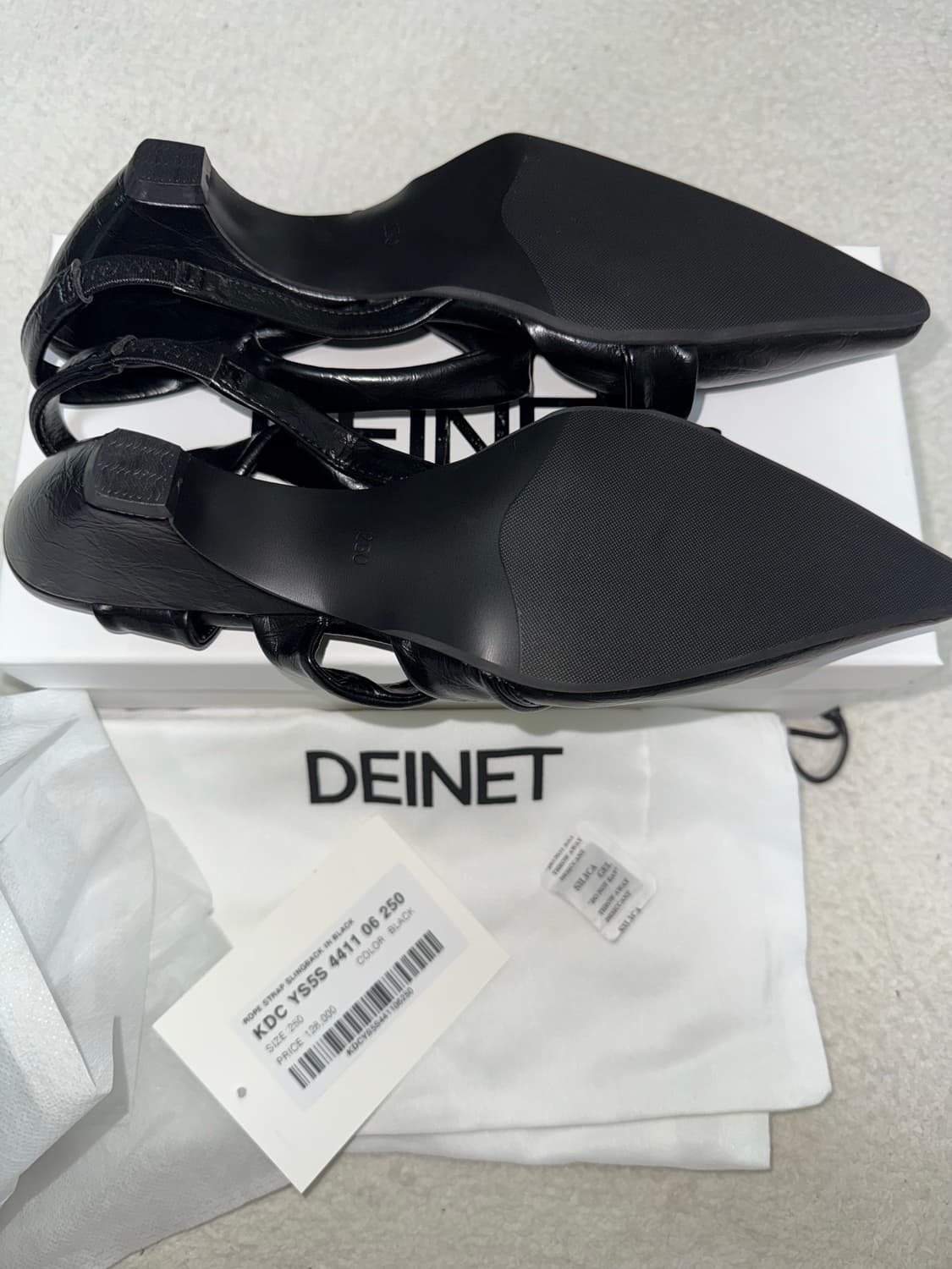 다이닛 슬링백 구두 새상품 250mm 상품이미지4