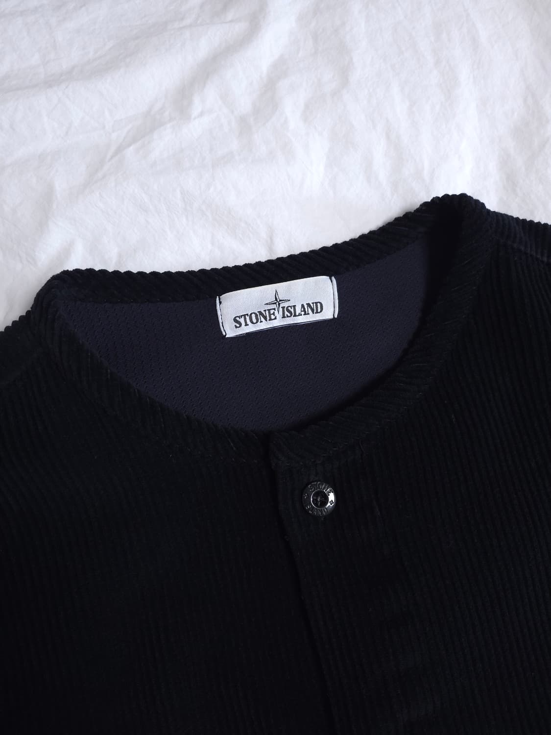 [L] 스톤아일랜드 18FW 코듀로이 오버셔츠 자켓 블랙 상품이미지6