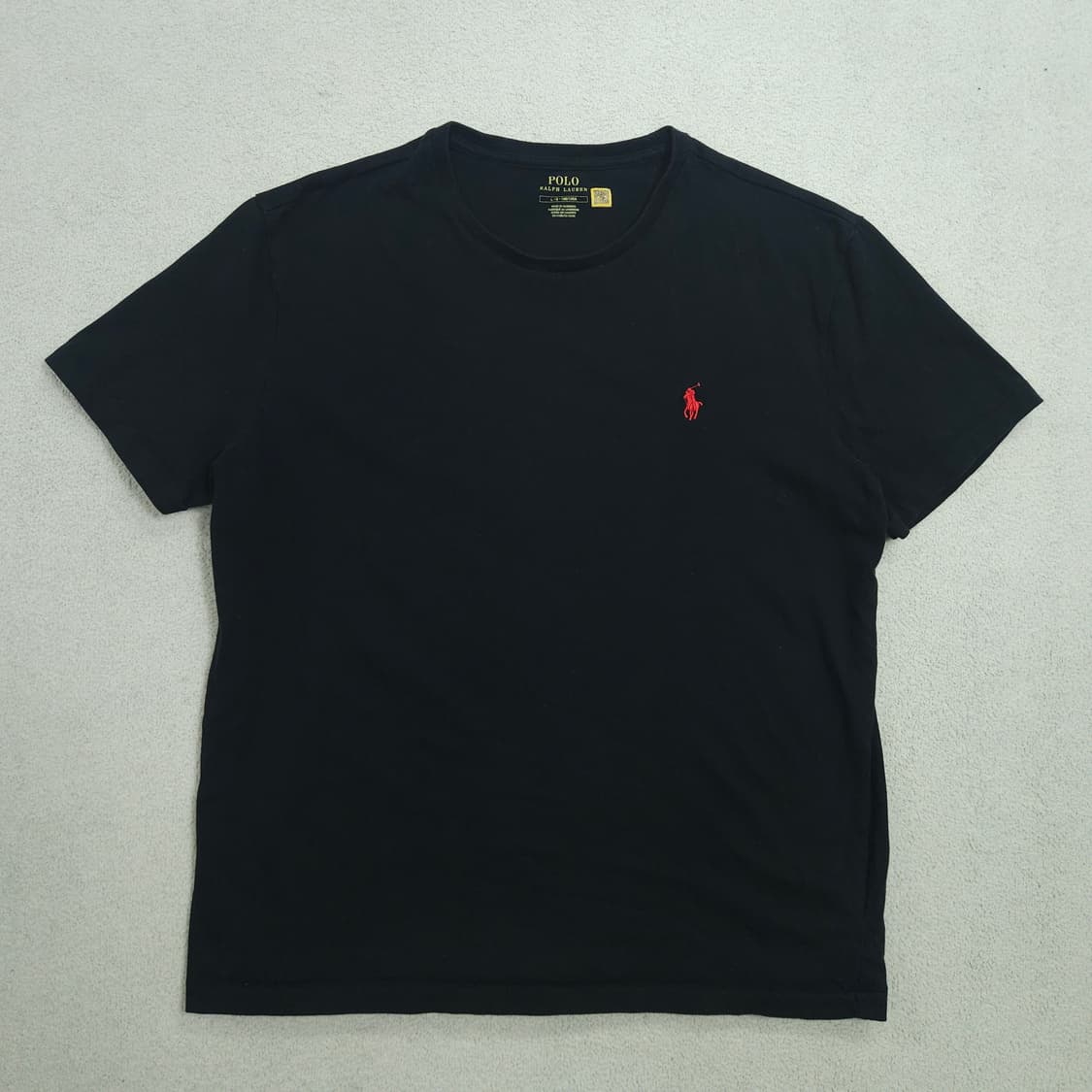 폴로 랄프 로렌 반팔티 L 블랙 상품이미지1