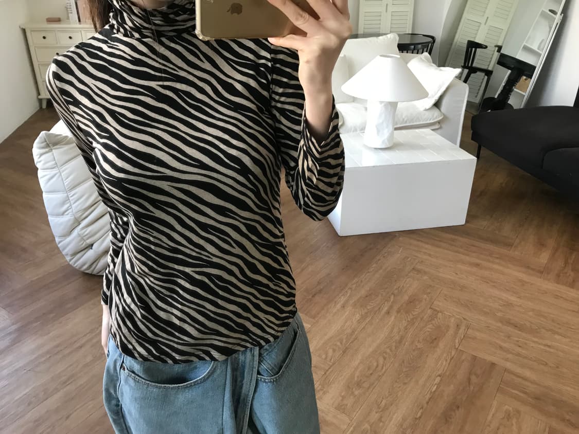 vintage pattern top 상품이미지5