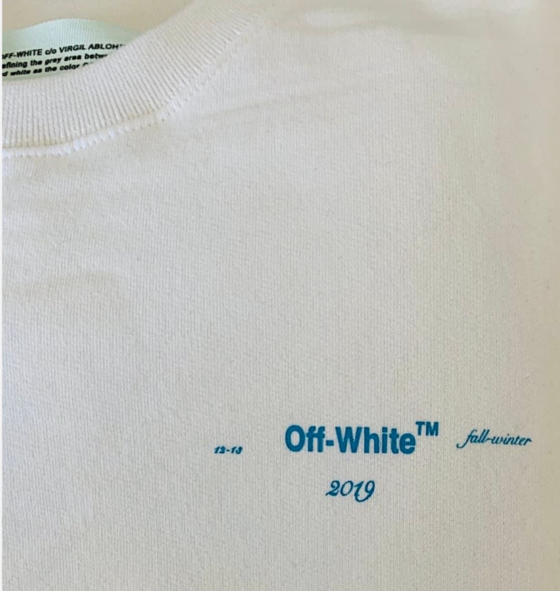 Off-White(오프화이트)/그라데이션 맨투맨 상품이미지2
