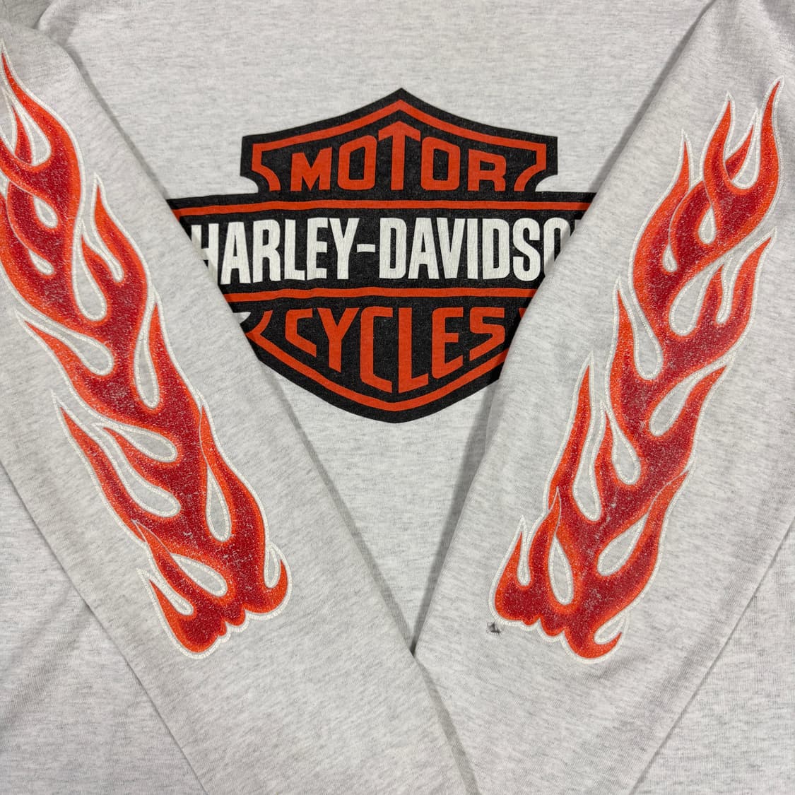 빈티지 90s Harley Davidson 할리데이비슨 플레임 롱슬리브 상품이미지3