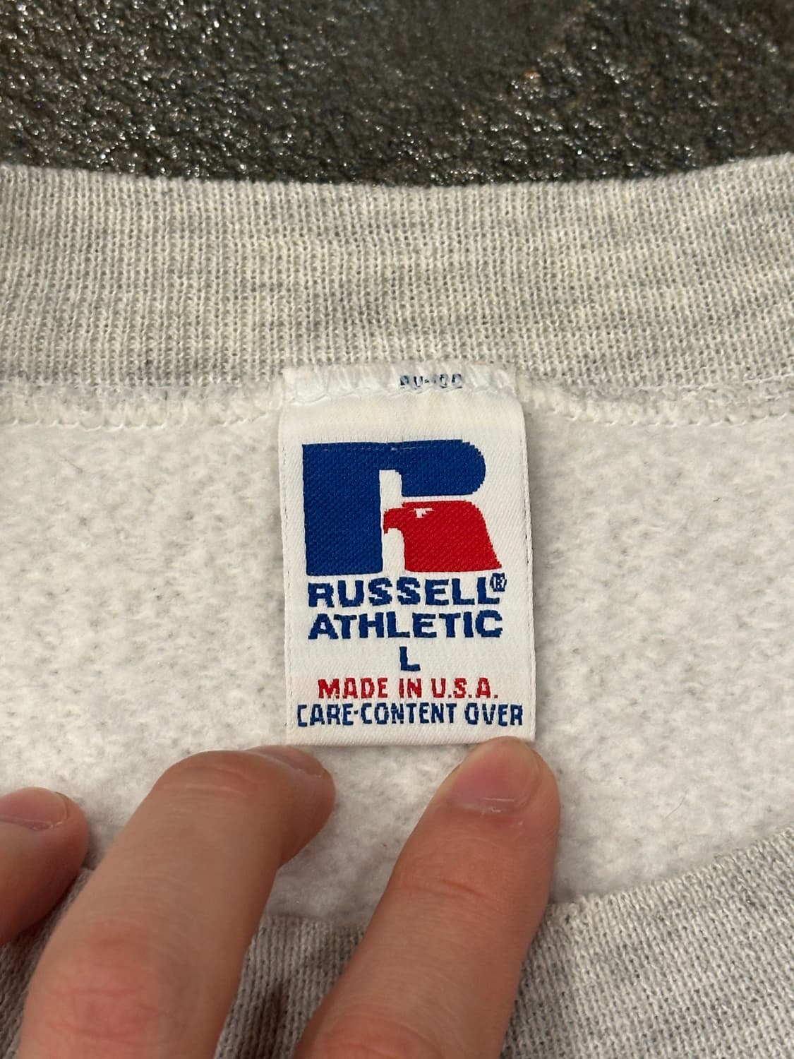 90s 50/50 made in USA Russell 러셀 스웻셔츠 XL 상품이미지5