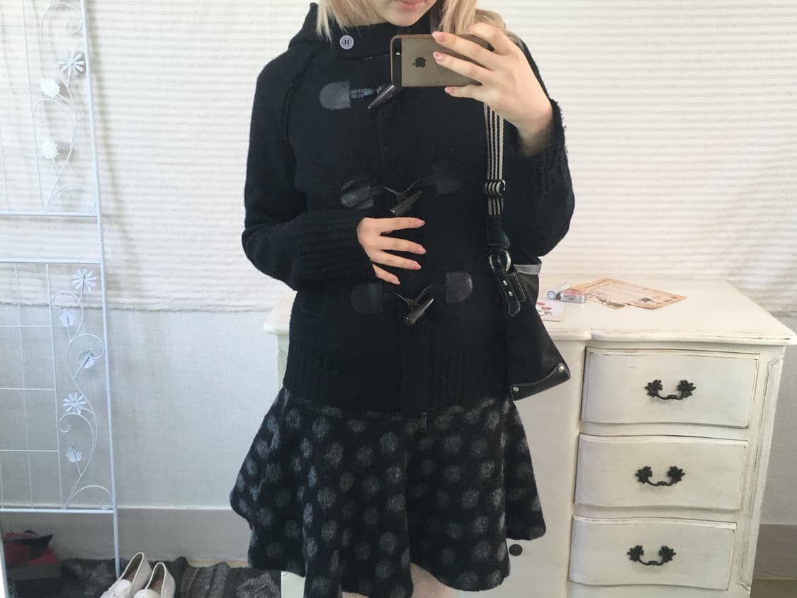 burberry wool duffle hood zip-up jacket 상품이미지5