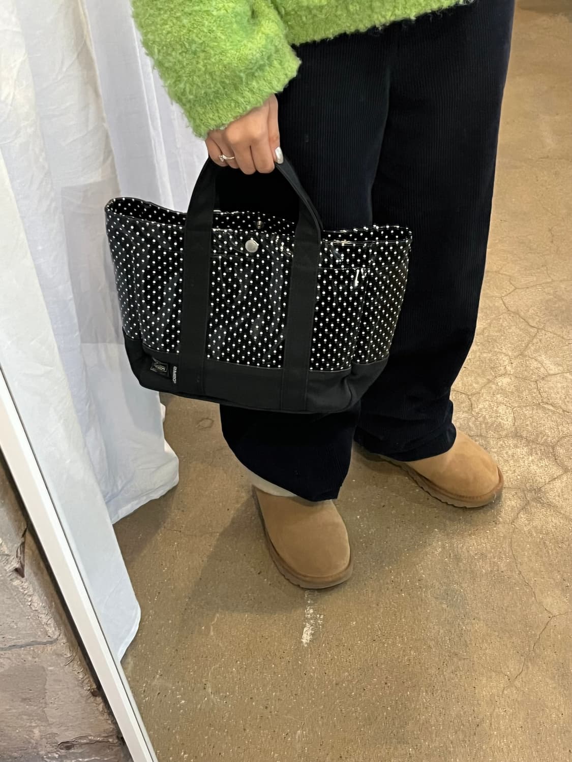 PORTER x G1950 포터 에나멜 토트백 블랙 상품이미지2