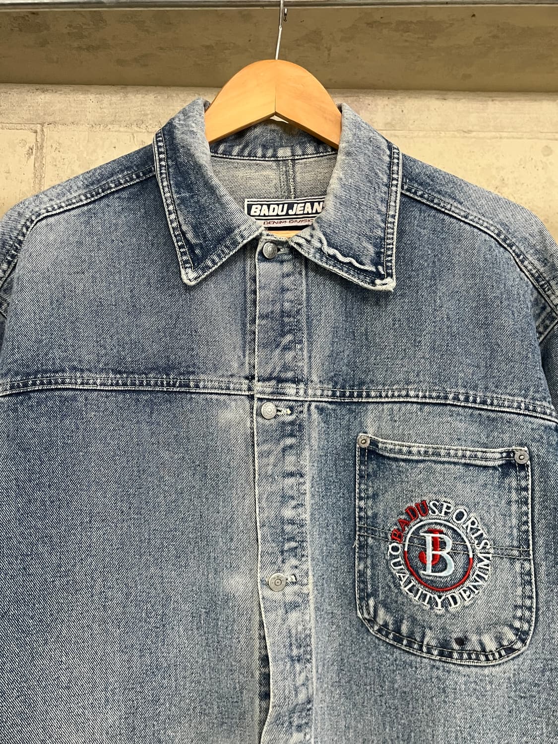 90s USA BADU JEANS DENIM JACKET 상품이미지4
