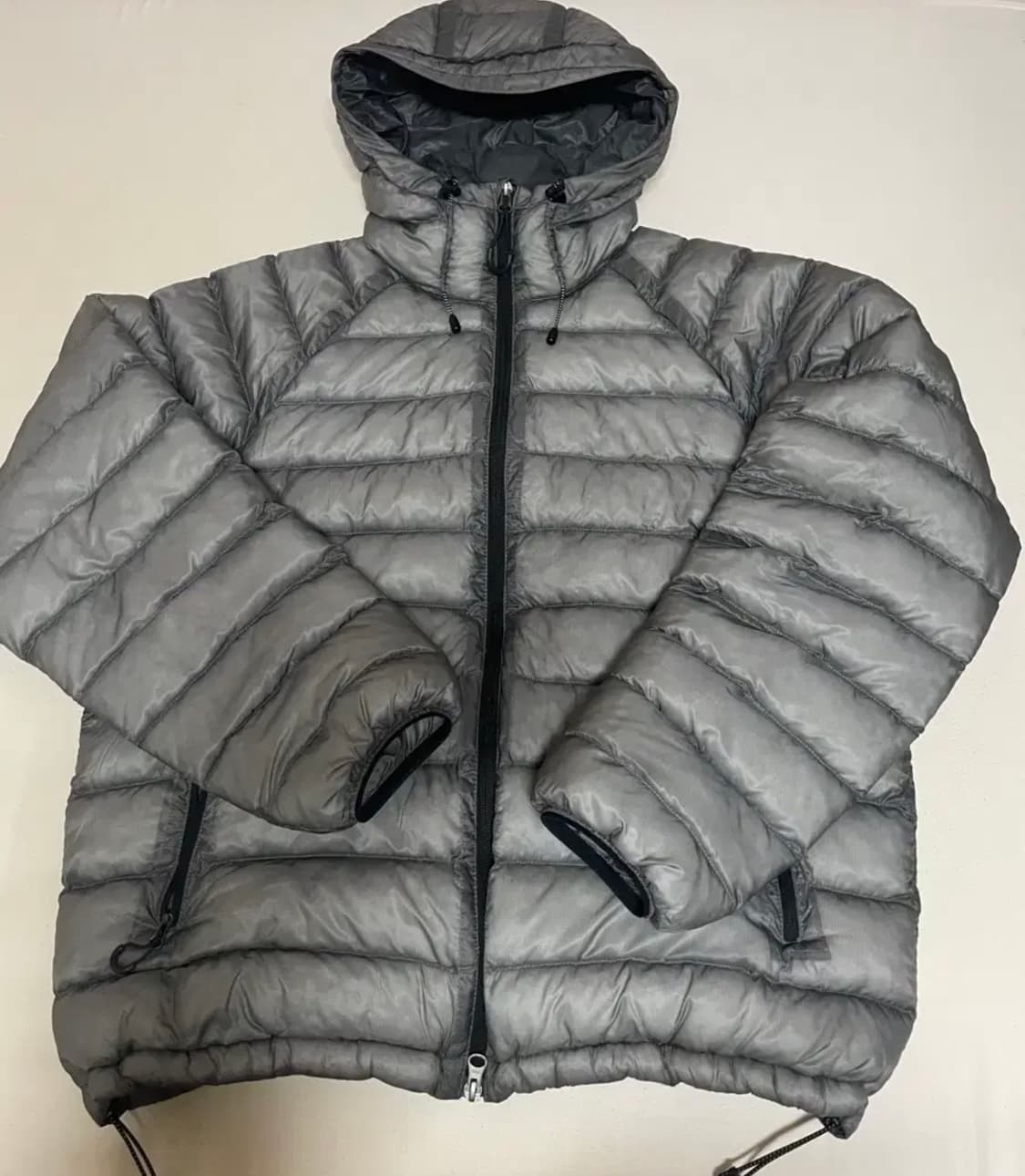 수아레 시어쉘 패딩 그레이 상품이미지1