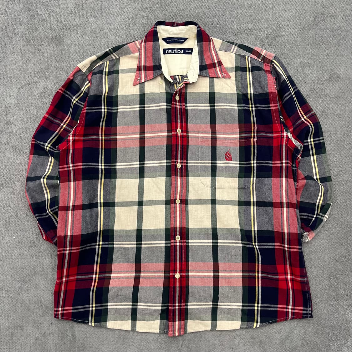 M 노티카 체크 엘라스틱 커프 셔츠 상품이미지1