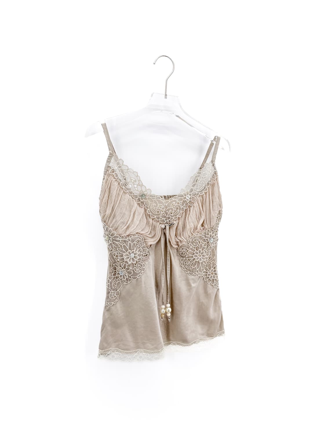 빈티지 플라워 레이스 슬리브리스 상품이미지1