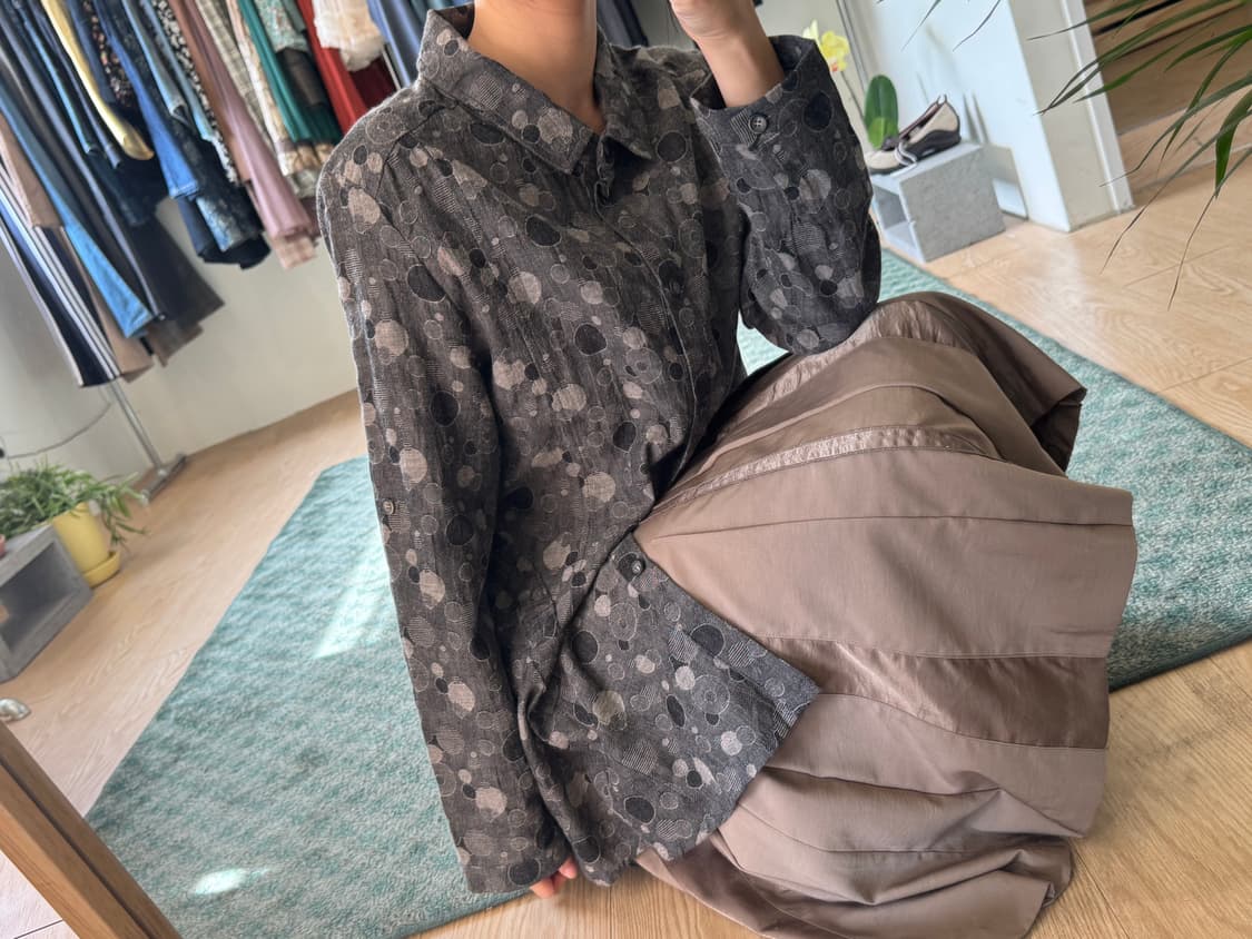 Vintage dot shirt 상품이미지1