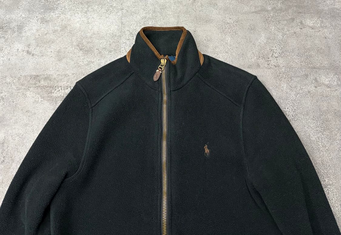폴로 랄프로렌 블랙 플리스 집업 자켓 상품이미지2