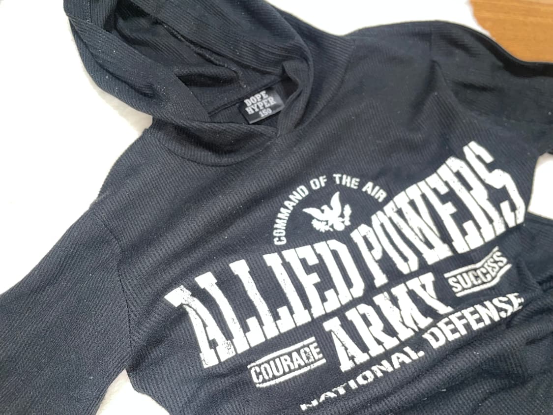 Japanese vintage waffle hoodie 상품이미지2