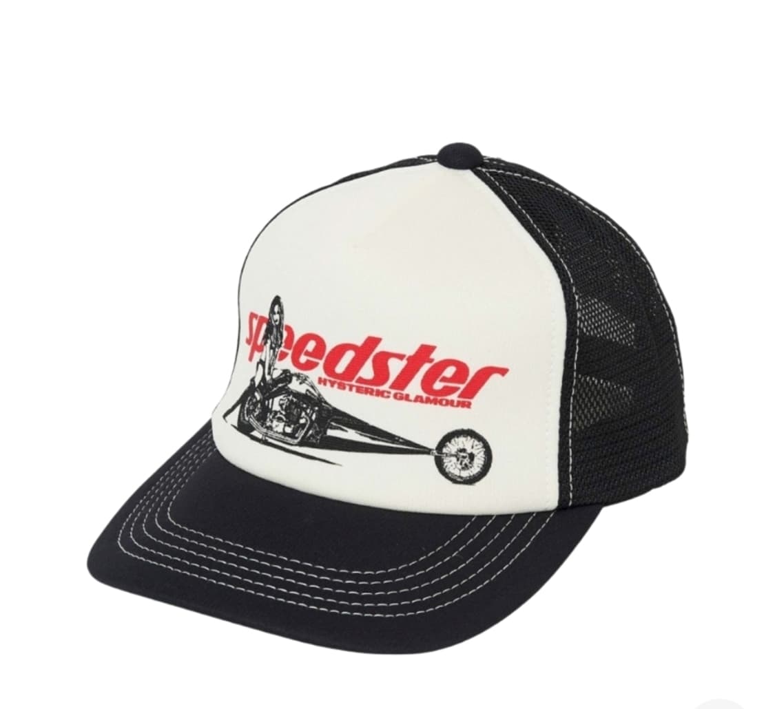 히스테릭 글래머 스피드스터 메쉬 캡 블랙 상품이미지1