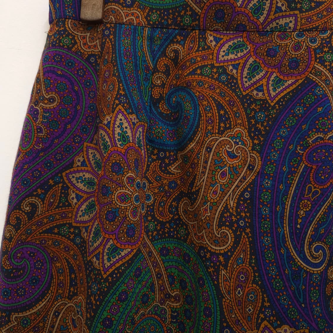 울100 페이즐리 H라인 미디스커트 상품이미지3