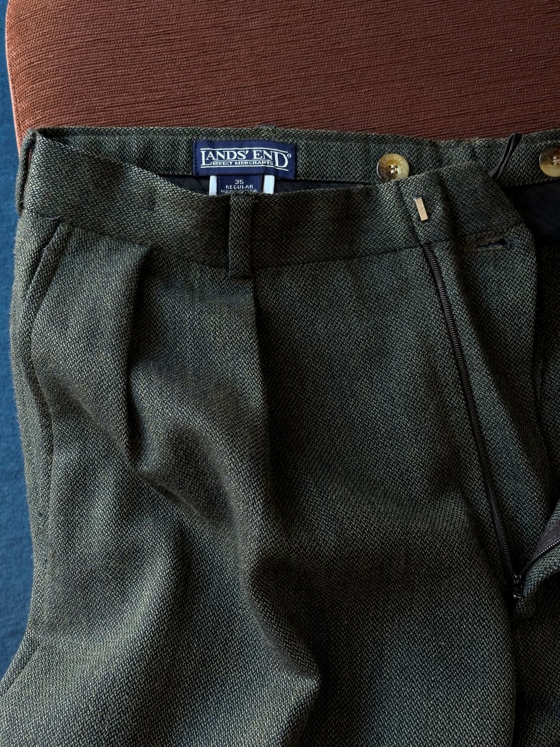 U.S.A. made light wool tweed trouser 상품이미지2