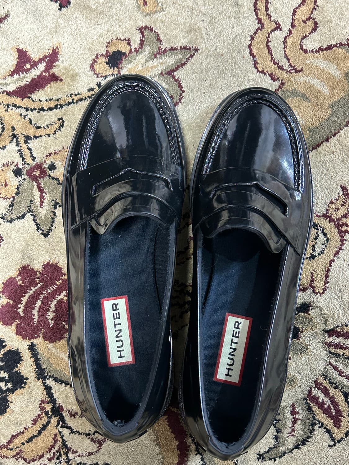 헌터 오리지널 페니 로퍼 블랙 235 상품이미지10