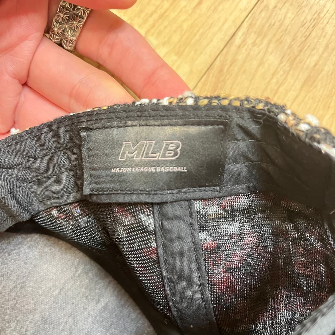 MLB 제니 트위드 커브 조절캡 상품이미지7