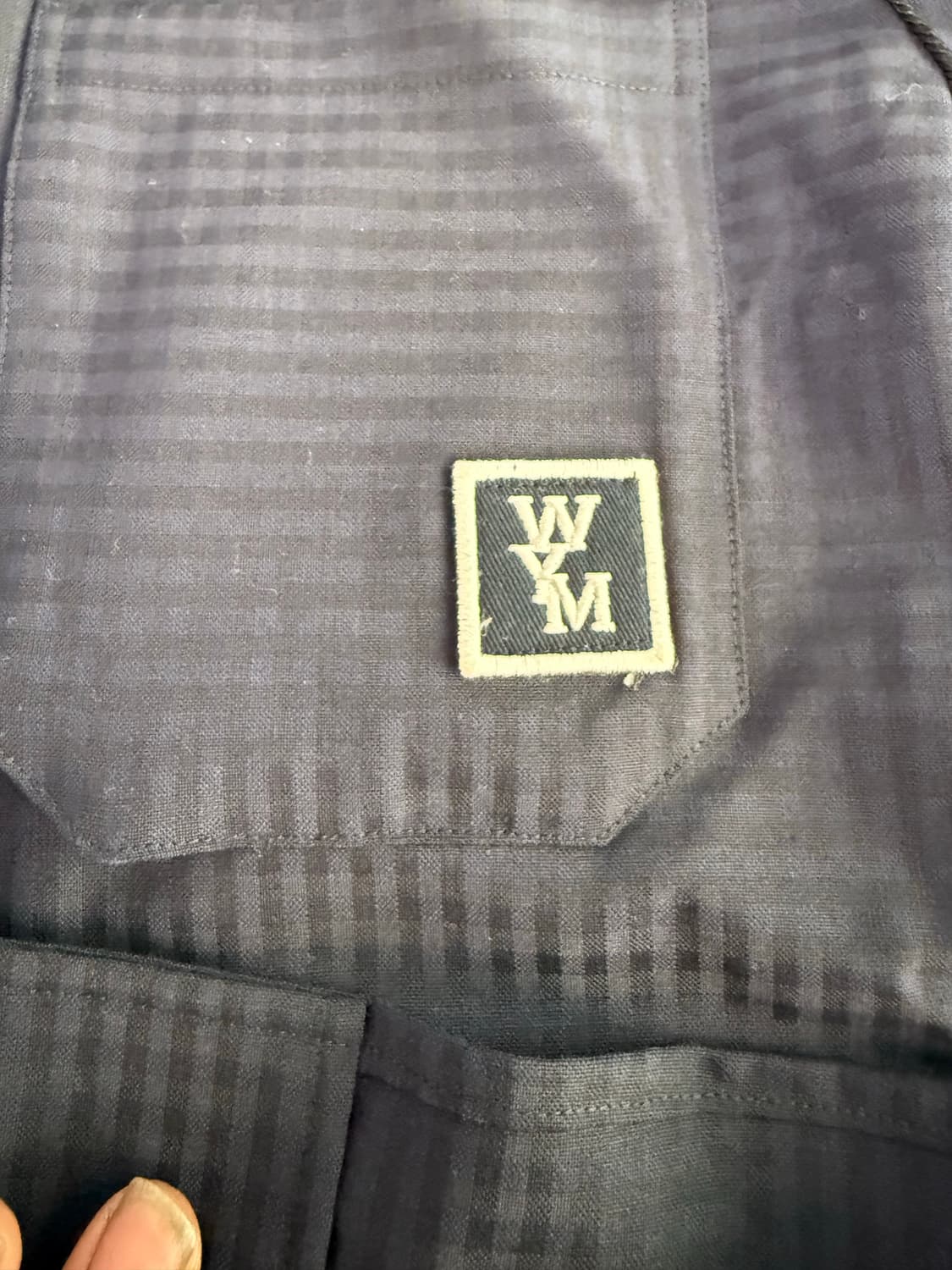 우영미/체크 반팔 셔츠/48 상품이미지4