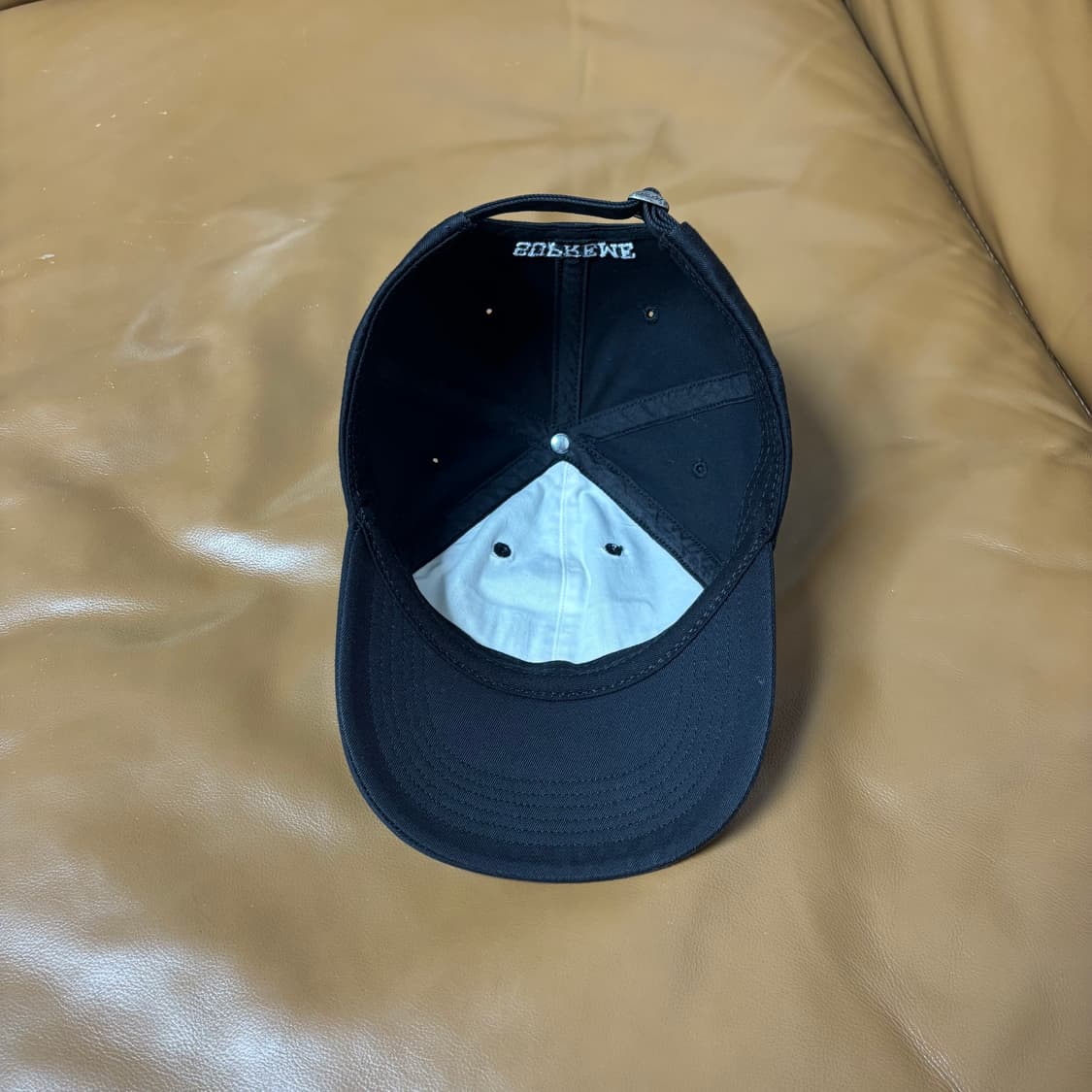 슈프림 6패널 볼캡 모자 멀티 컬러 로고 블랙 상품이미지6