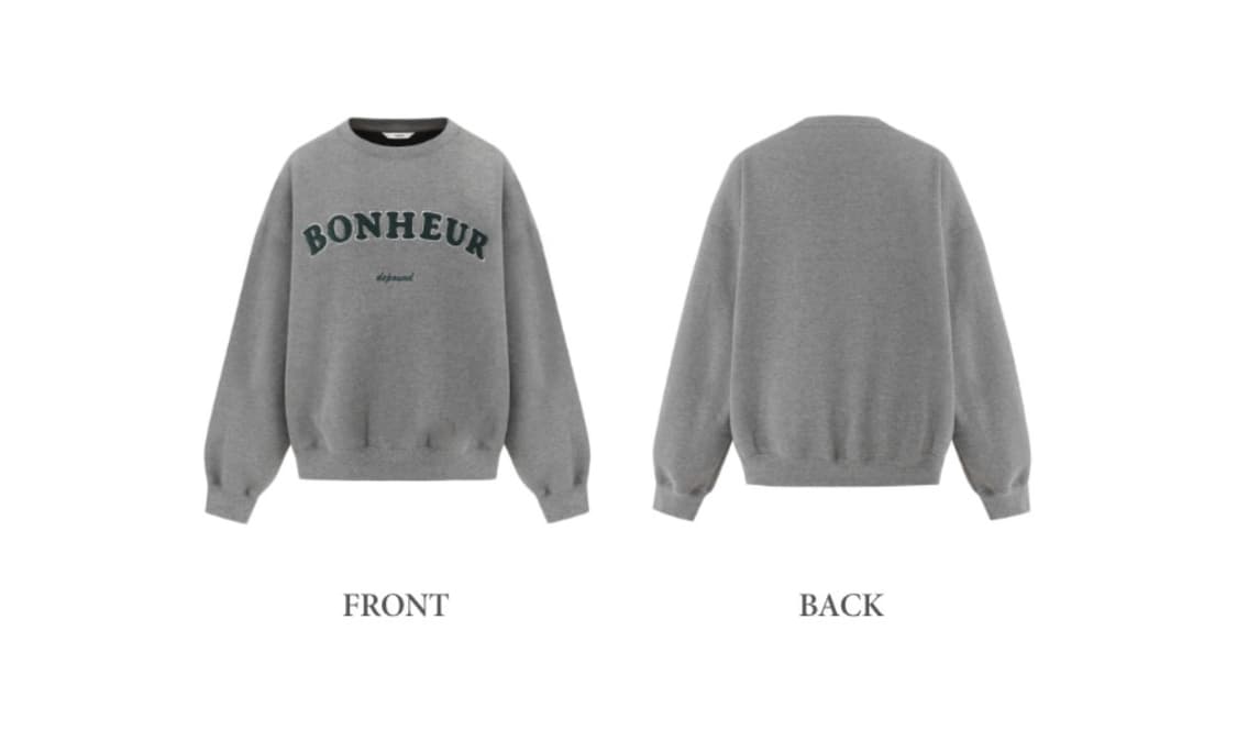 드파운드 기모 맨투맨 free 상품이미지2